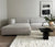Corner sofa 'New York' in beige / greige 3.22m right