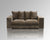 Velvet sofa 'George' 2-seater brown