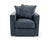 Velvet armchair 'Paul' Blue