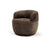 Velvet armchair 'Pitt' brown