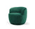 Velvet armchair 'Pitt' dark green