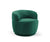 Velvet armchair 'Pitt' dark green