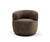 Velvet armchair 'Pitt' brown