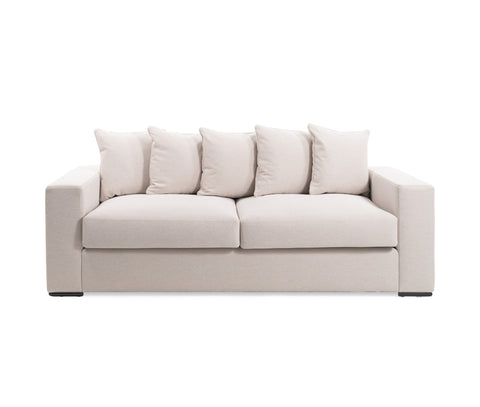 Sofa 'Cooper' 3-Sitzer Wolle Beige / Greige